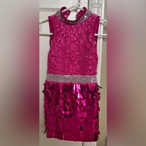 Weisman Showtime- Hot Pink Barbie Flapper Dress- Size:  6 / 6 X